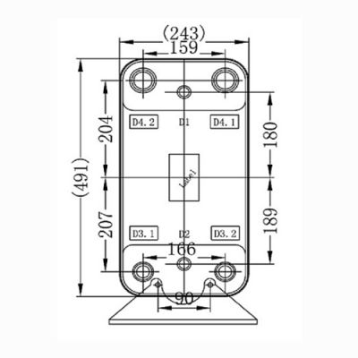 Паяный теплообменник HBL100D | Интернет-магазин TEPLOOBMENNIC.RU