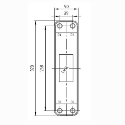 Паяный теплообменник HBL25E-D | Интернет-магазин TEPLOOBMENNIC.RU
