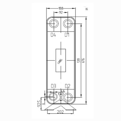 Паяный теплообменник HBL95A | Интернет-магазин TEPLOOBMENNIC.RU