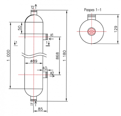 КС 80-1-8×0,8-1,05-2 | Интернет-магазин TEPLOOBMENNIC.RU