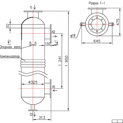 КС 300-1,5СК-8×0,8-20,7 | Интернет-магазин TEPLOOBMENNIC.RU