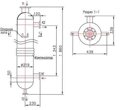 КС 200-1,5-8×0,8-9 | Интернет-магазин TEPLOOBMENNIC.RU